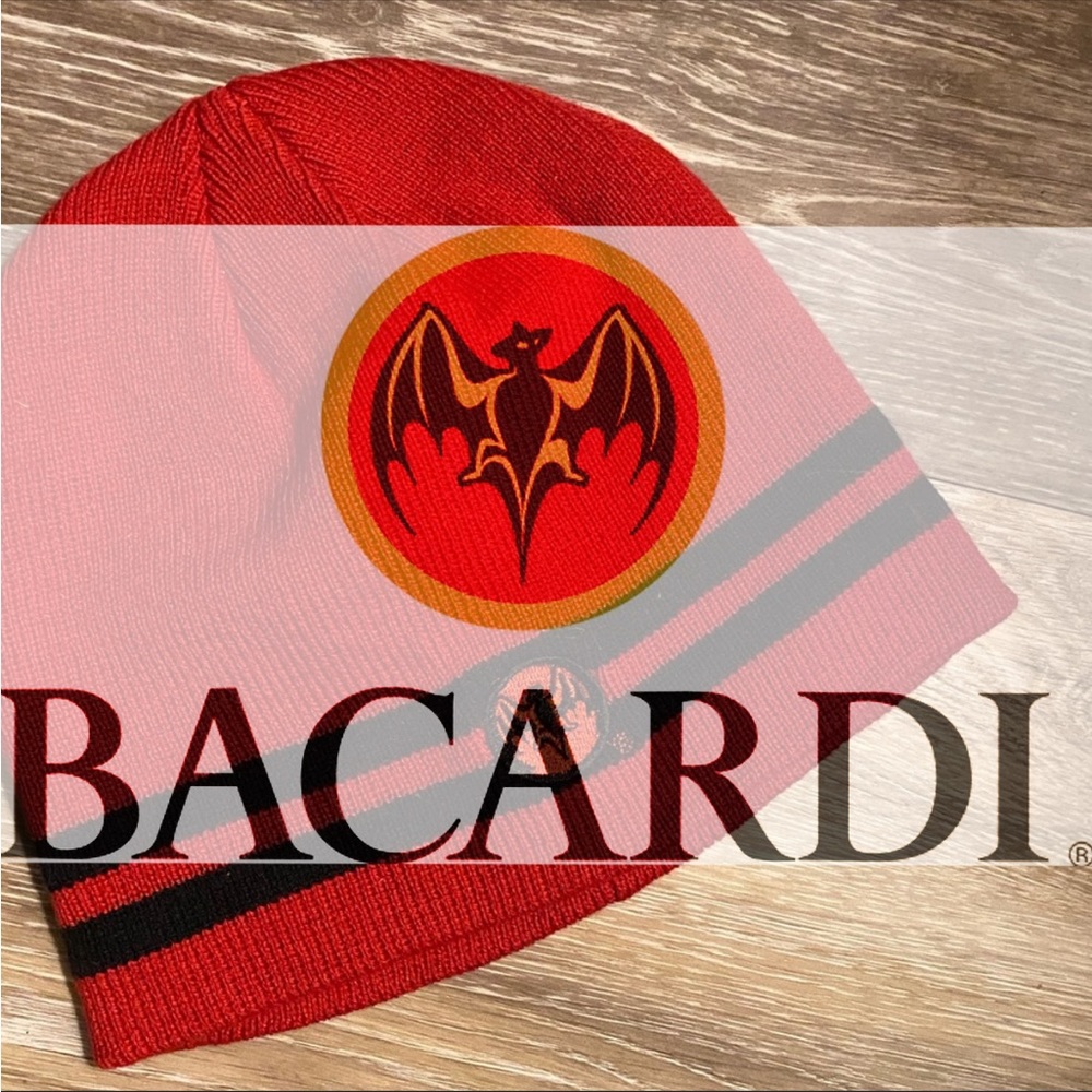 ❤️ 5/25 NWOT Bacardi Knit Hat Cap Beanie